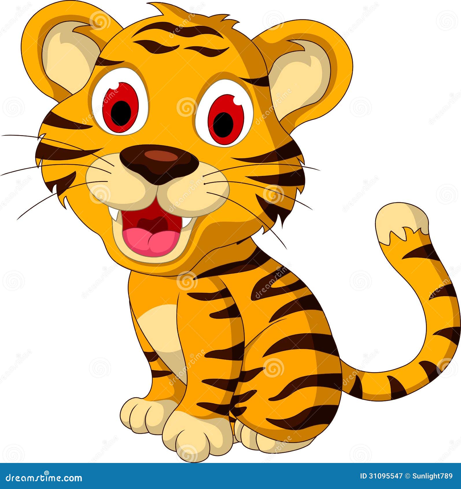 clipart baby tiger - photo #44