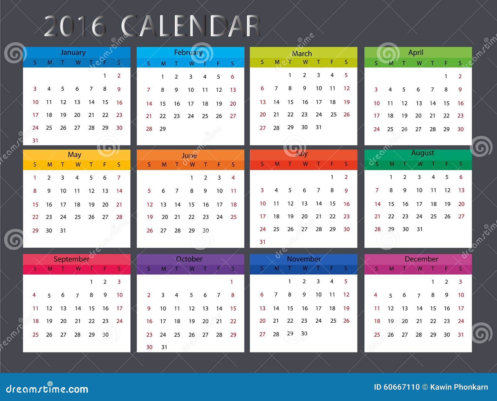 Calendar Design Illustrator : Cute calendar stock vector image Calendar Design Illustrator : Cute calendar stock vector image