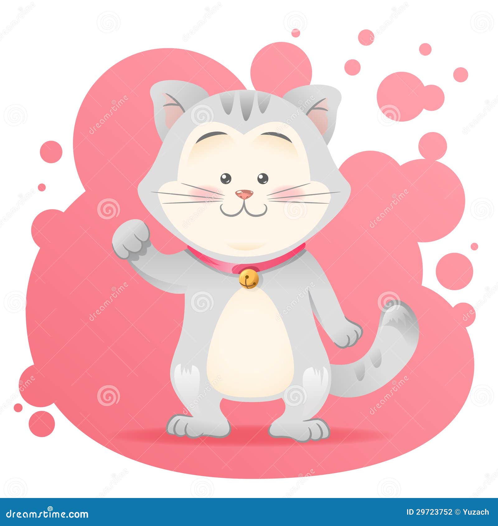 Cute Cartoon Cat Toy Stock Photography - Image: 29723752