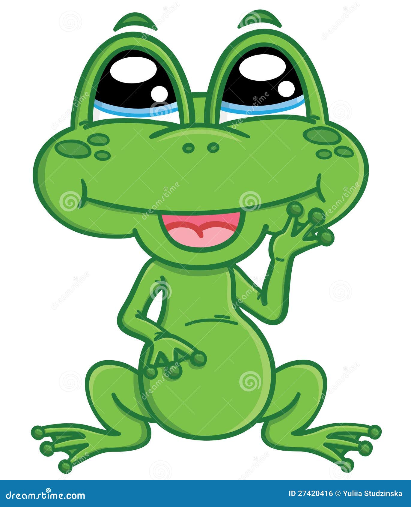 Cute Cartoon Frog Royalty Free Stock Image - Image: 27420416