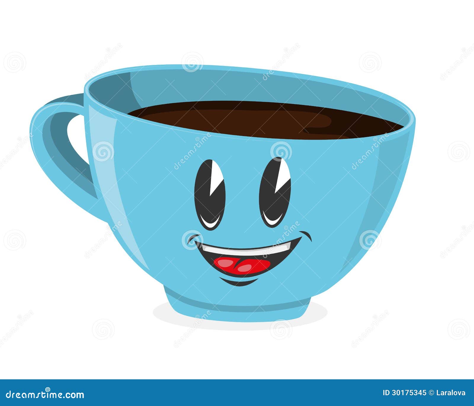 Cute Cup Of Coffee Royalty Free Stock Photo - Image: 30175345