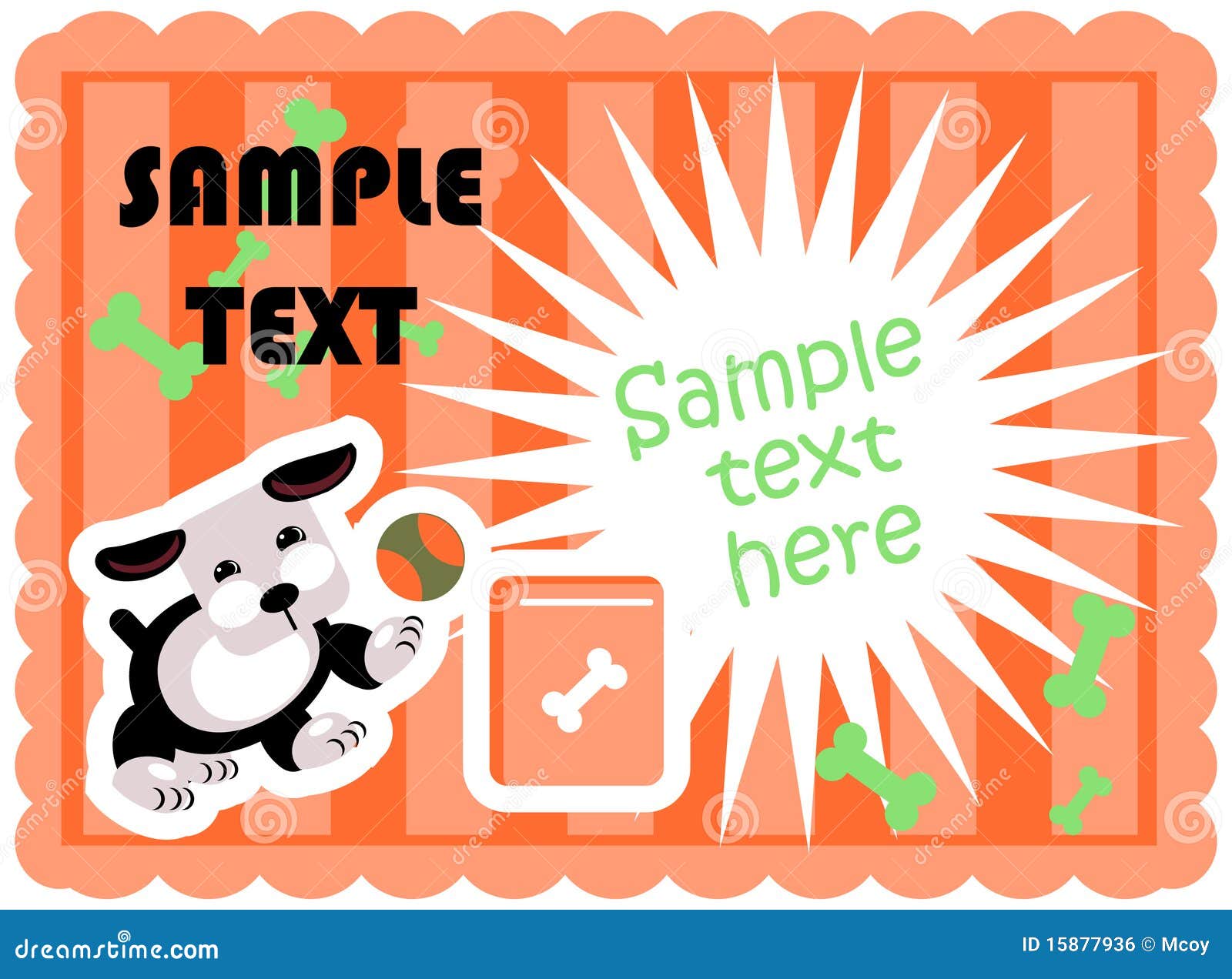 food card template