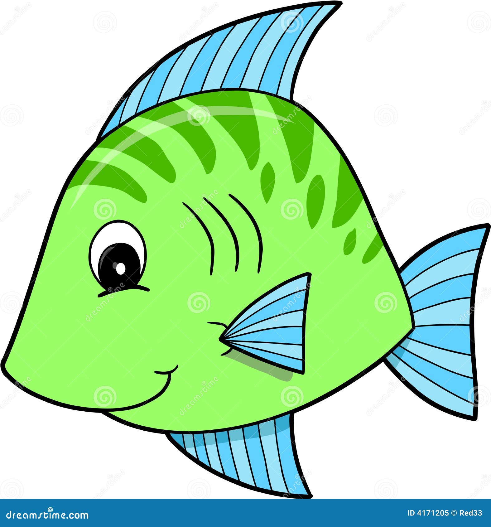 green fish clip art - photo #43