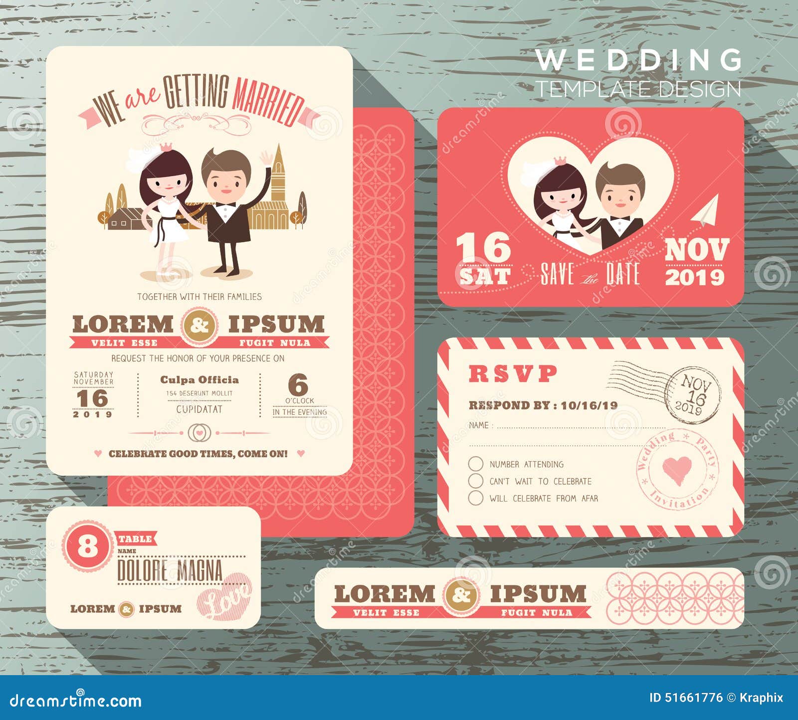 Wedding Direction Cards Template Free