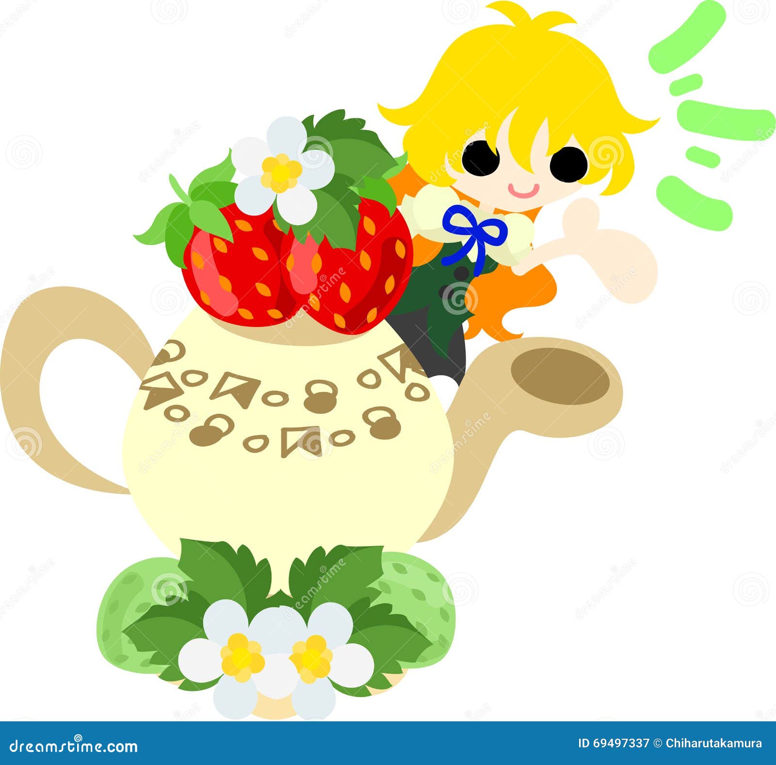 strawberry tea clipart - photo #39