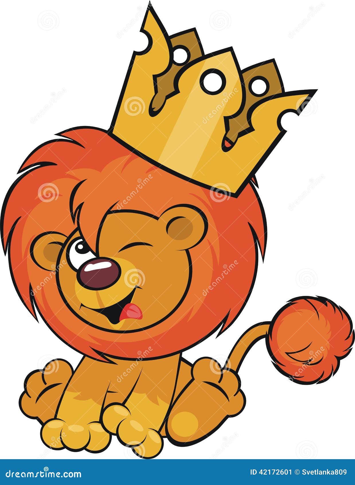 lion with crown clipart - photo #23