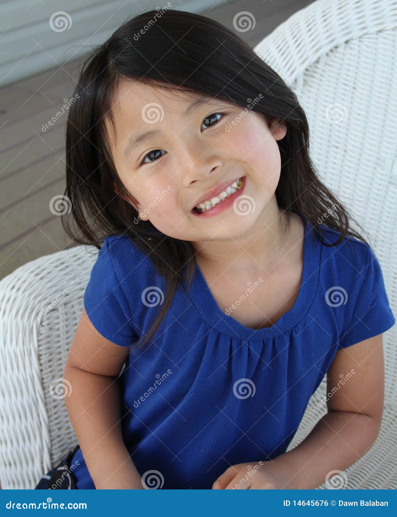 Cute Little Asian Girl Royalty Free Stock Image Image