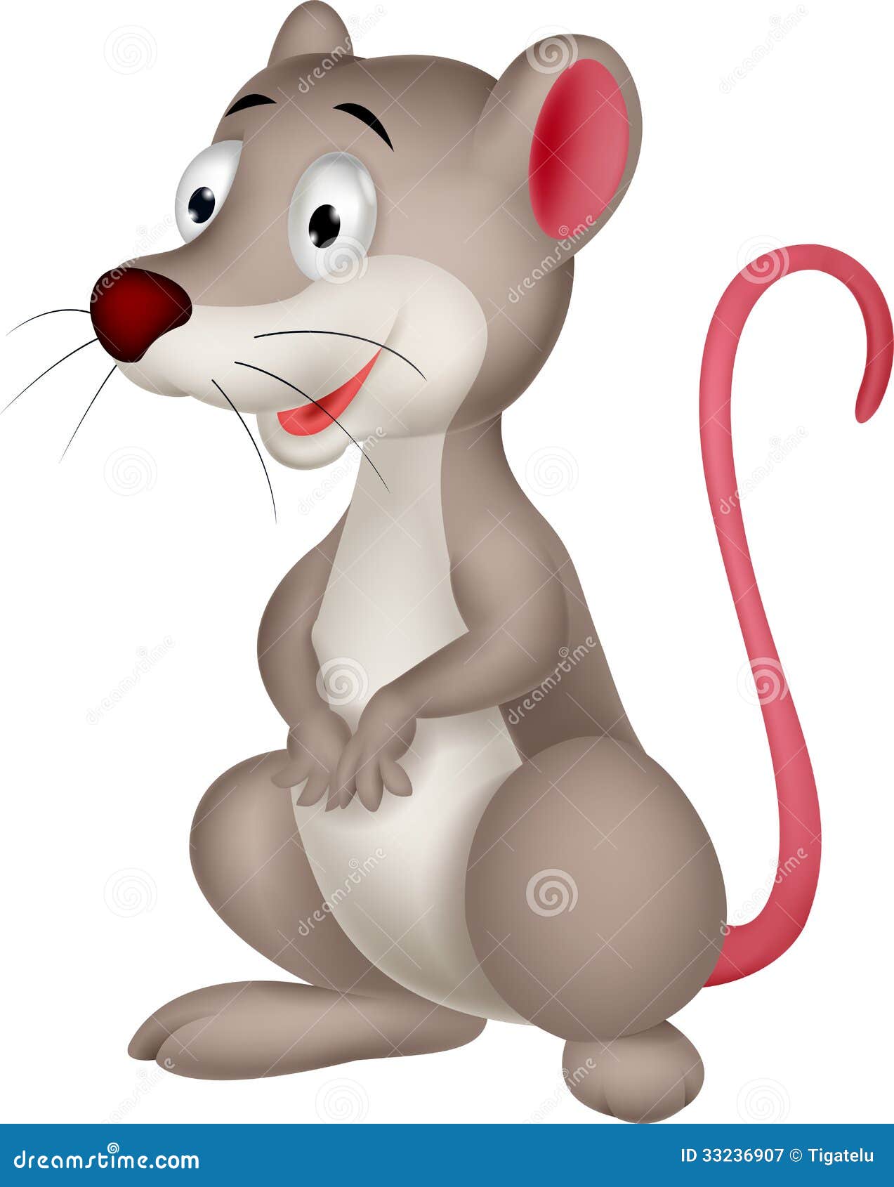 Cute Opossum Cartoon Royalty Free Stock Photography - Image: 33236907