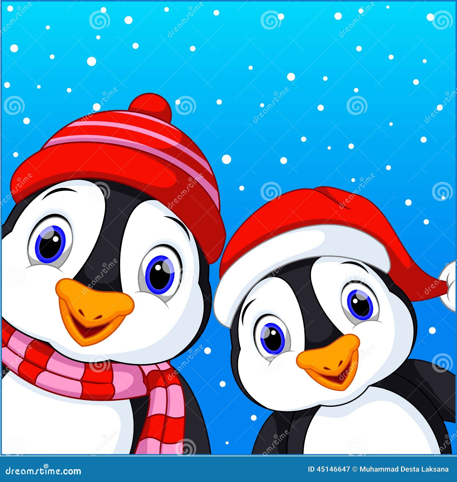 Cute Penguins Cartoon Stock Illustration - Image: 45146647
 Cute Winter Penguin Wallpaper