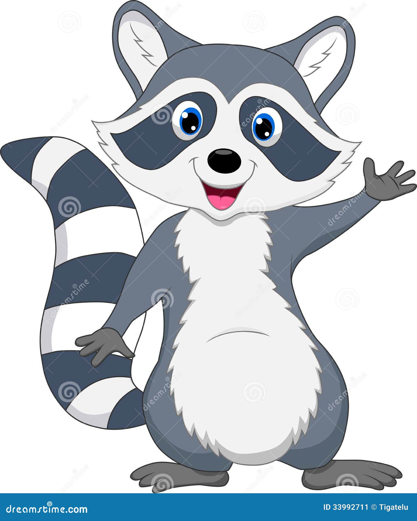 free cartoon raccoon clipart - photo #39