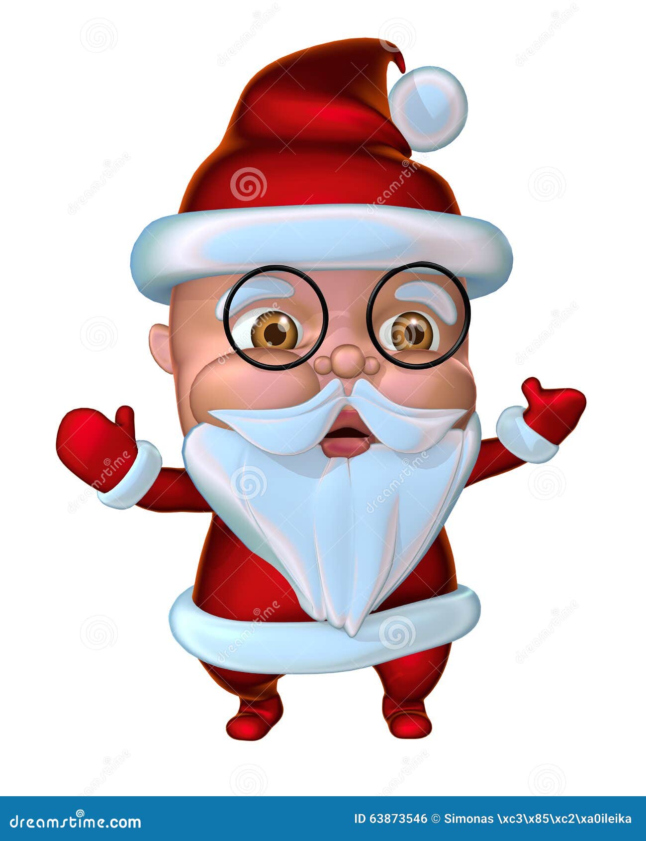 santa waving clipart - photo #19