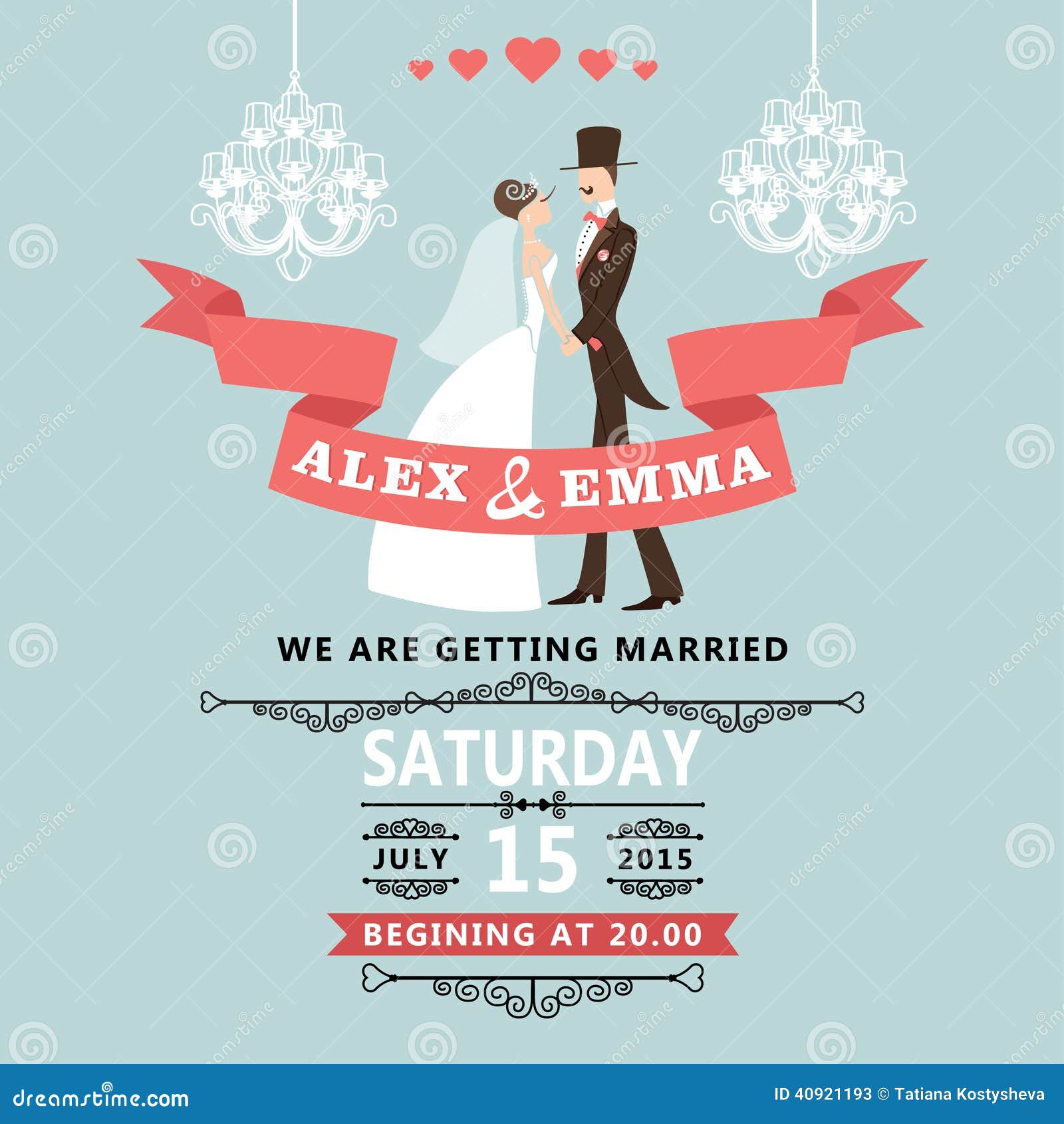 Cute wedding invitations designs