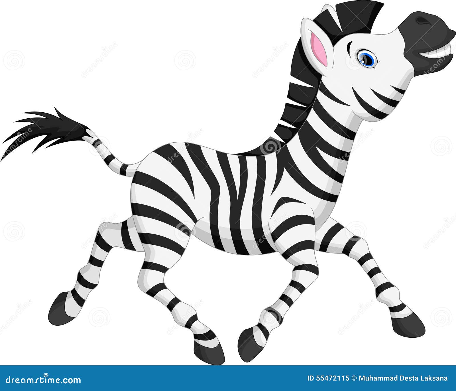 zebra running clipart - photo #13