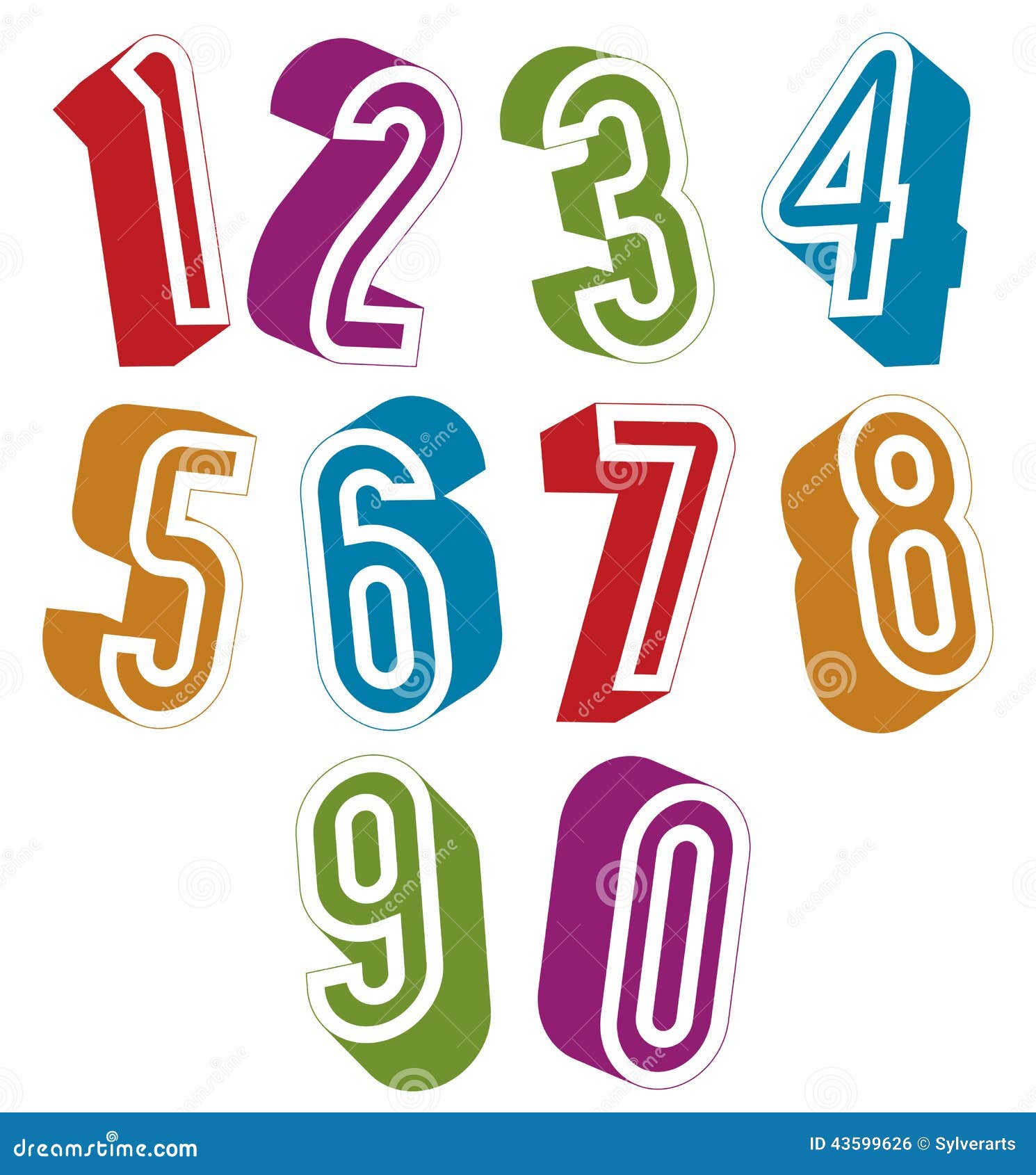 3d用数字被设置做的圆形套铜图纸图片