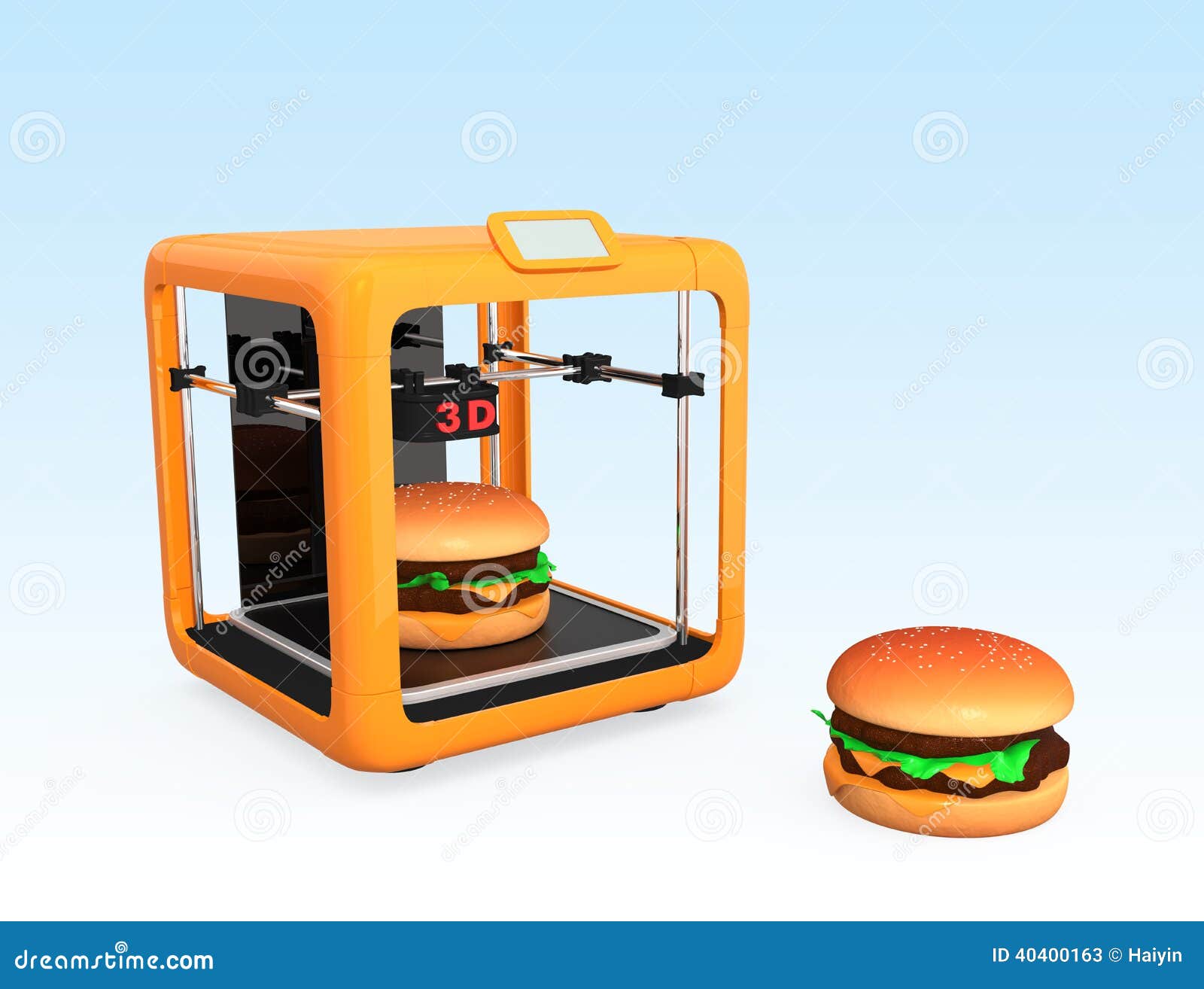 3D Printing Technology For Food Industry Stock Illustration - Image: 40400163