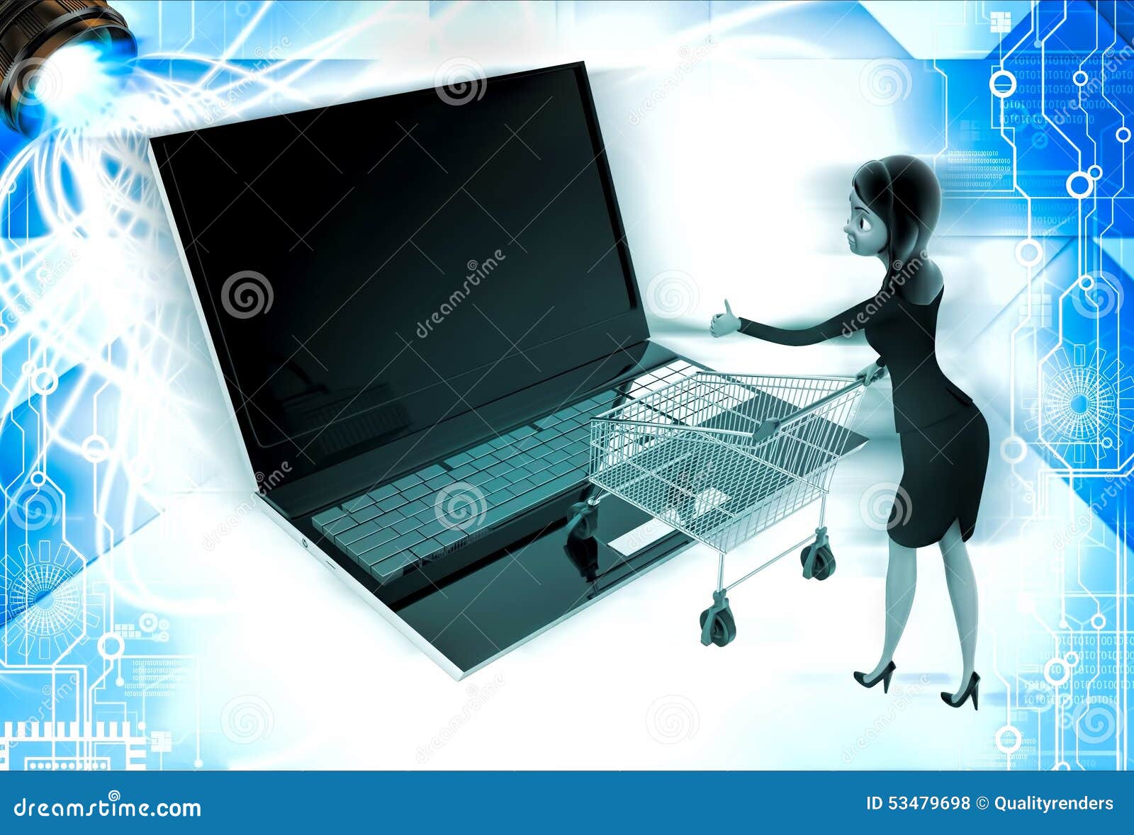 online shopping side