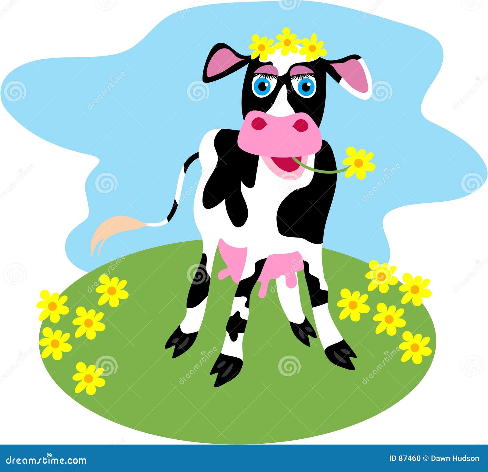 cow grazing clipart - photo #44