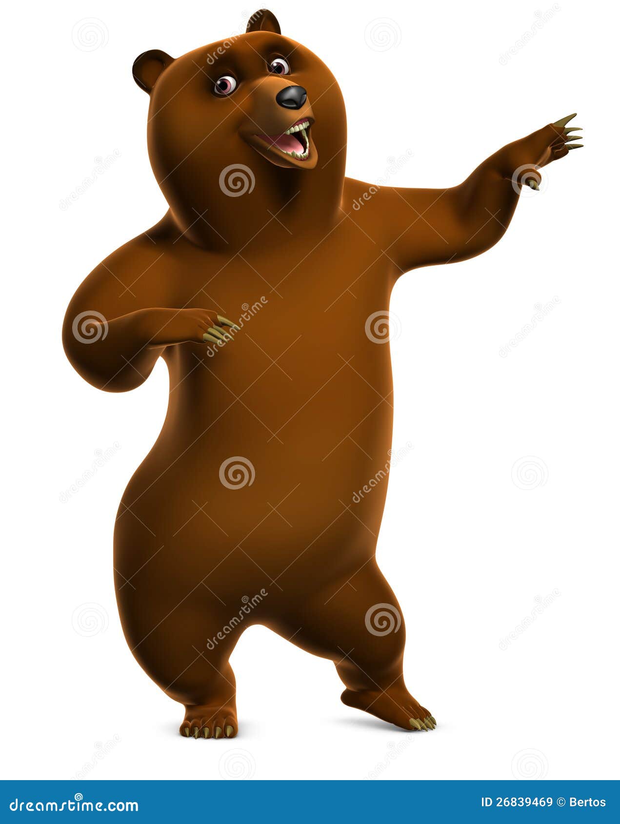 Dancing Grizzly Bear Royalty Free Stock Images - Image: 26839469