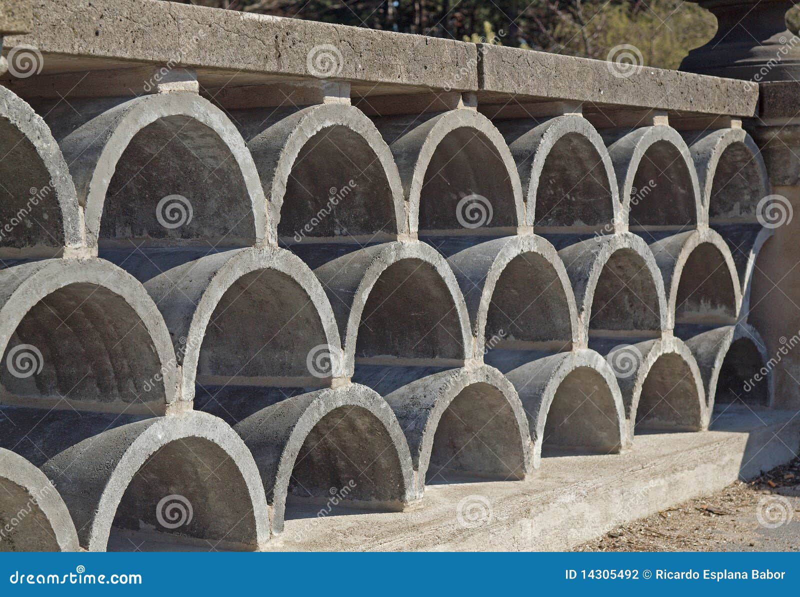 Decorative Concrete Block Stock Photography - Image: 14305492