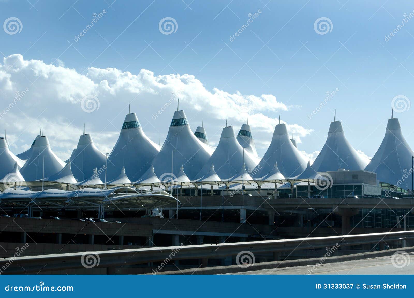 Denver airport looks like an exotic tent city, as seen from the ...