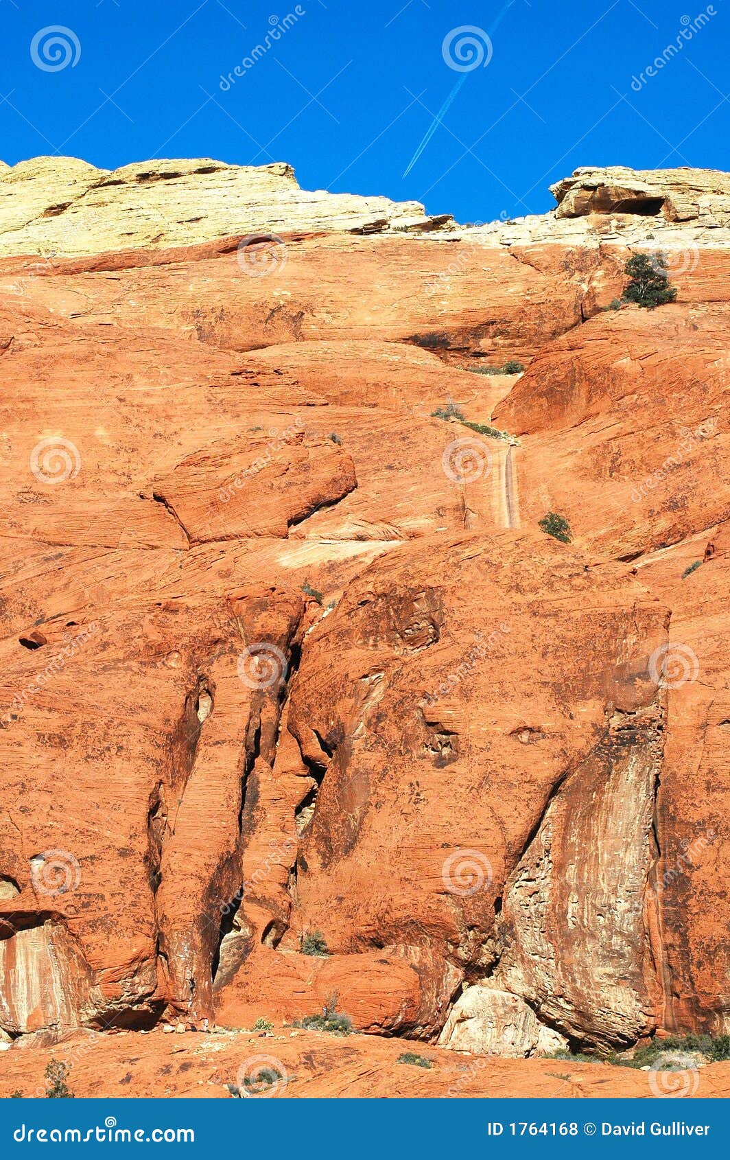 beautiful view of the desert and mountains.