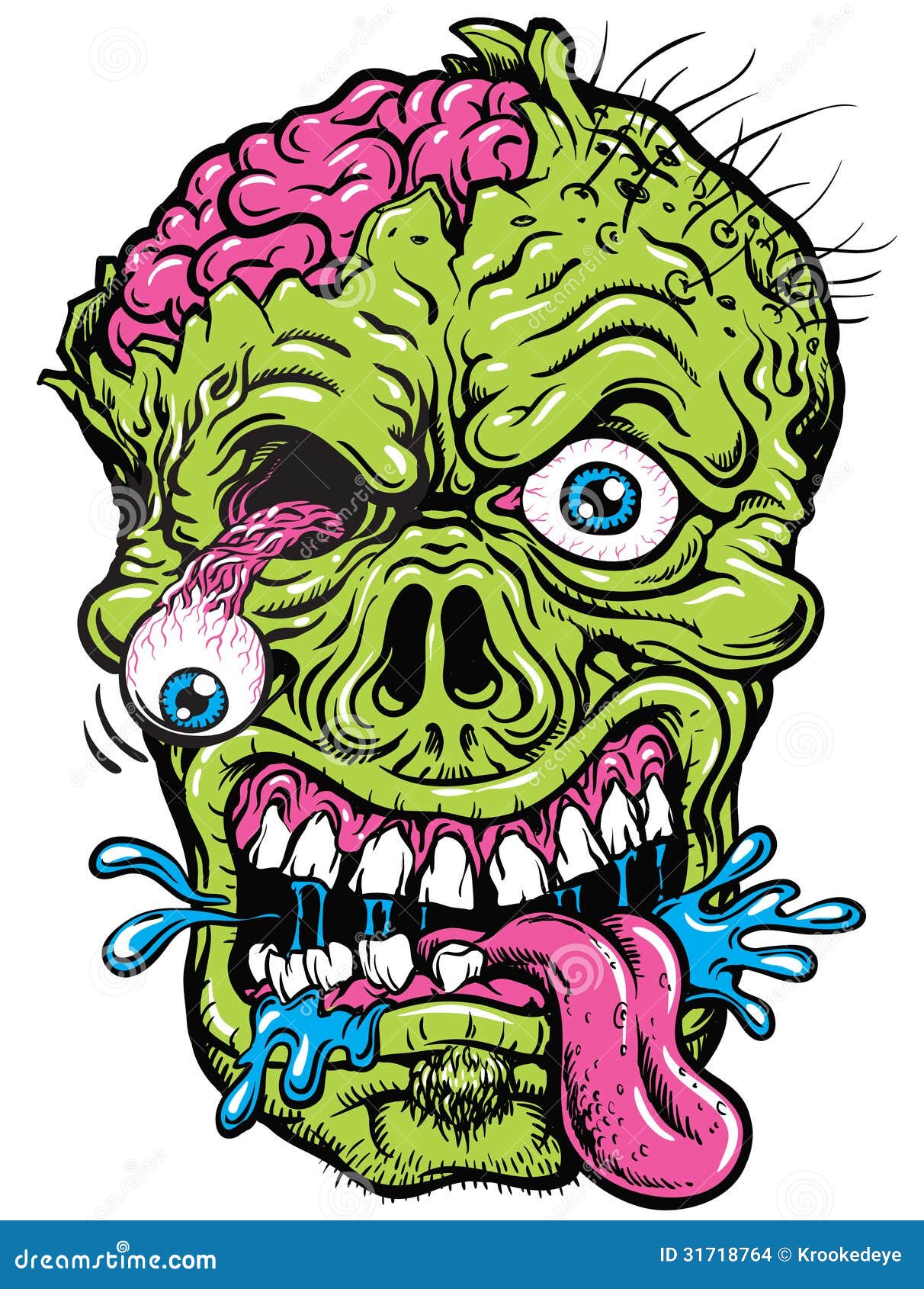zombie head clip art - photo #20
