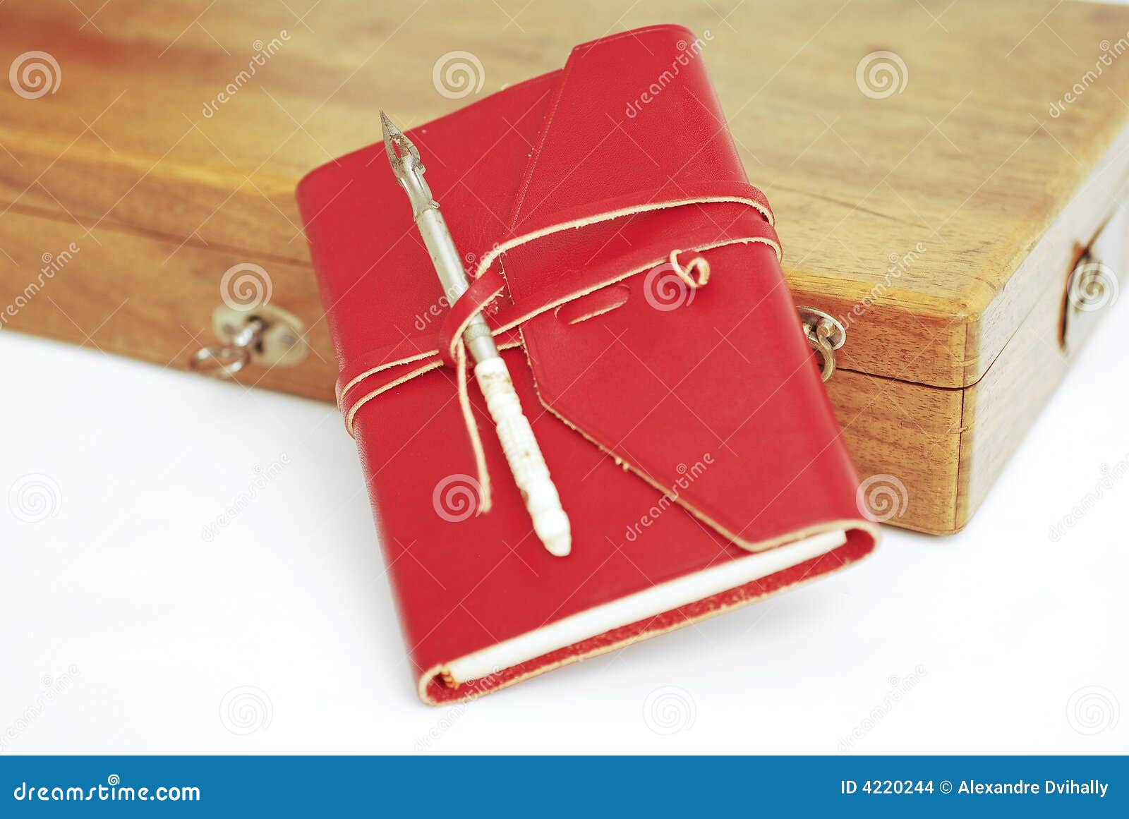 Diary Book Red Stock Images - Image: 4220244