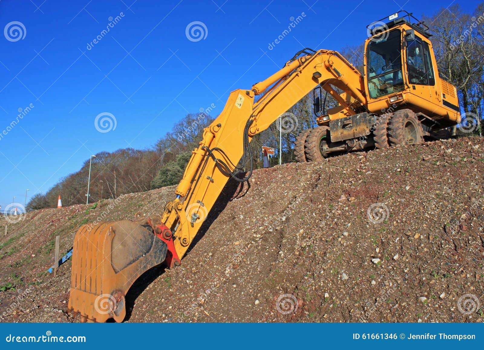 Digger Stock Photo Image 61661346