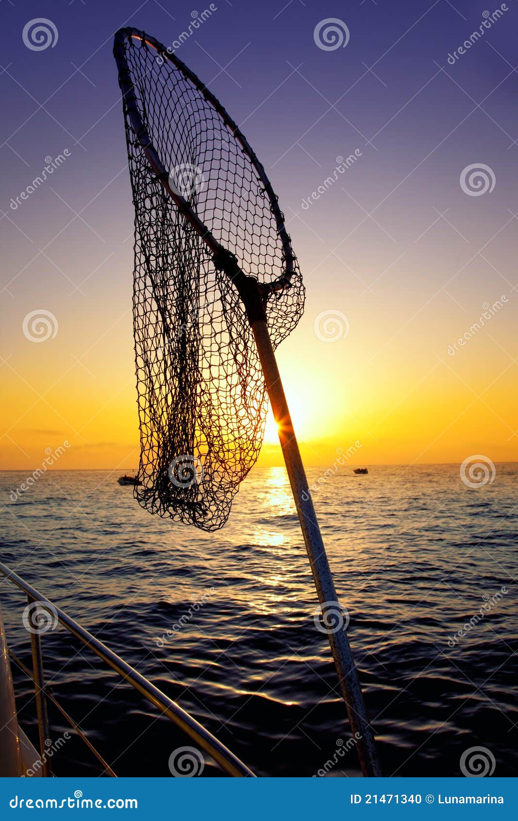 Saltwater Fishing Boat Net