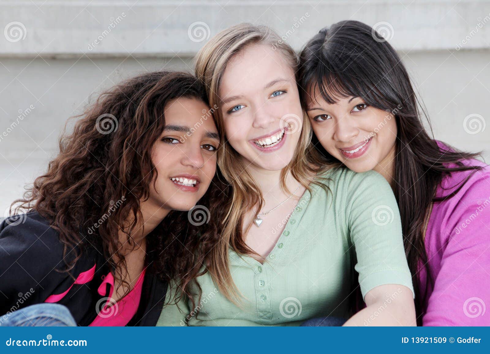 Royalty Free Diverse Teens Looking 33