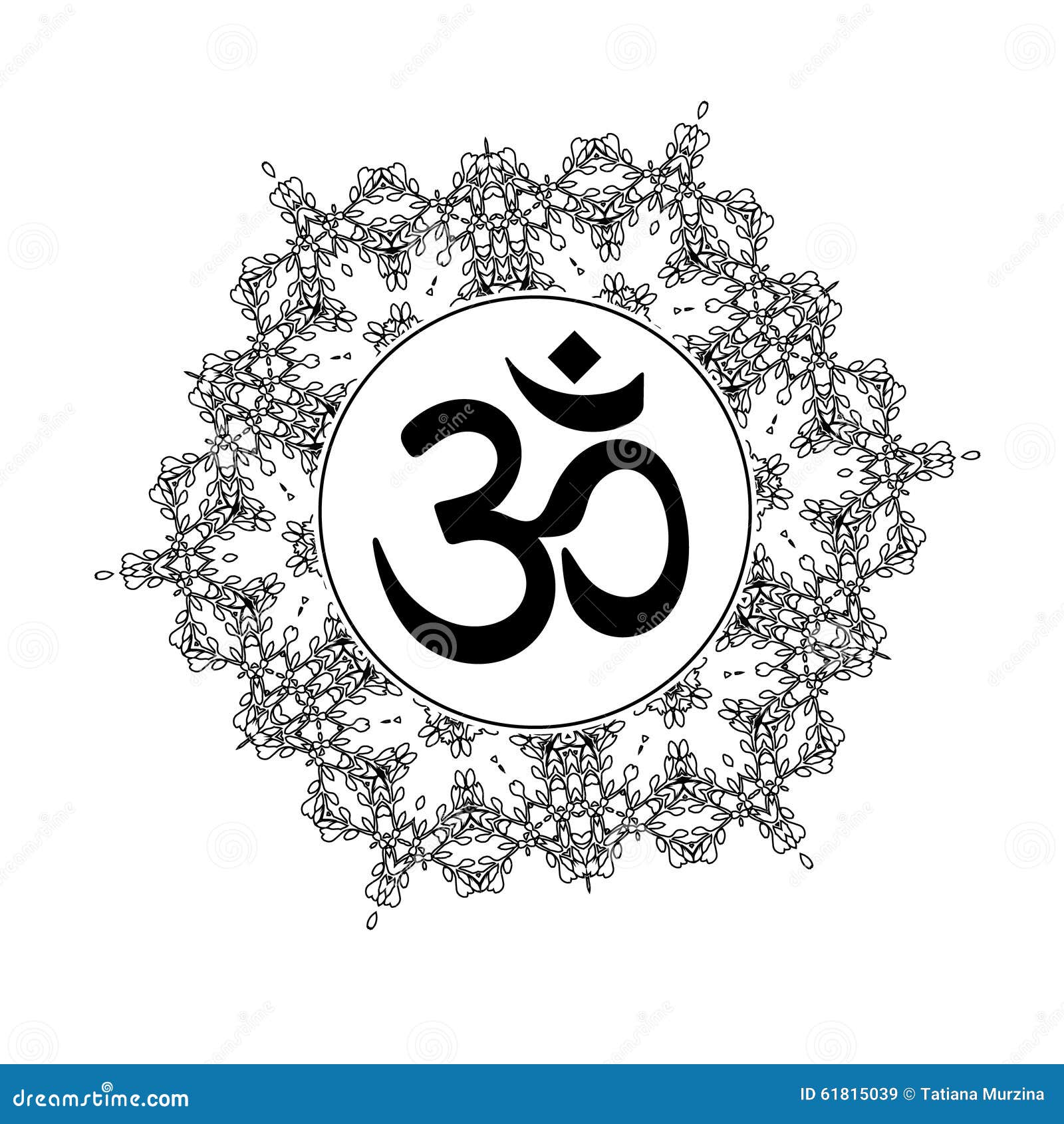 diwali om symbol with mandala stock vector image 61815039 diwali om symbol with mandala stock vector image 61815039