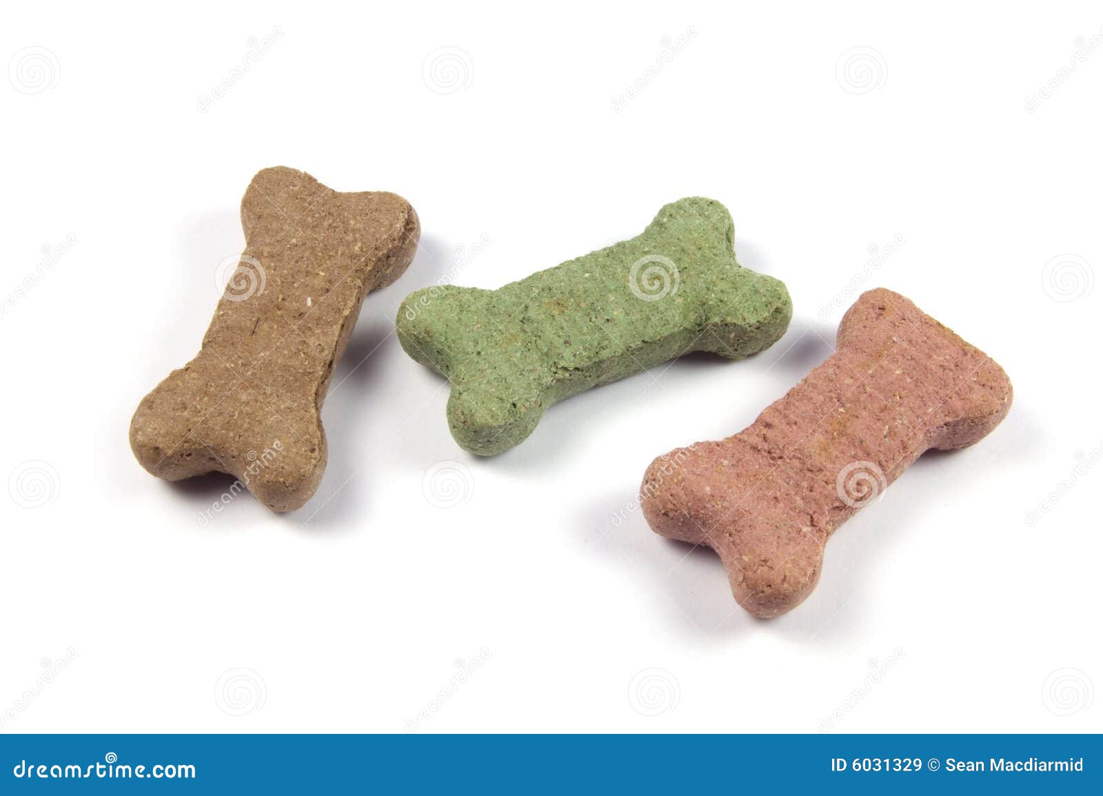 photograph of a dog biscuit against a white background.