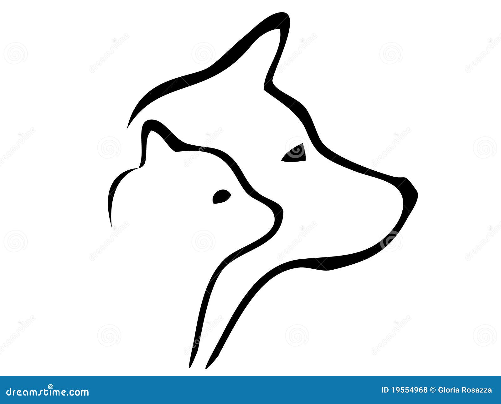 free clipart of dog and cat together - photo #32