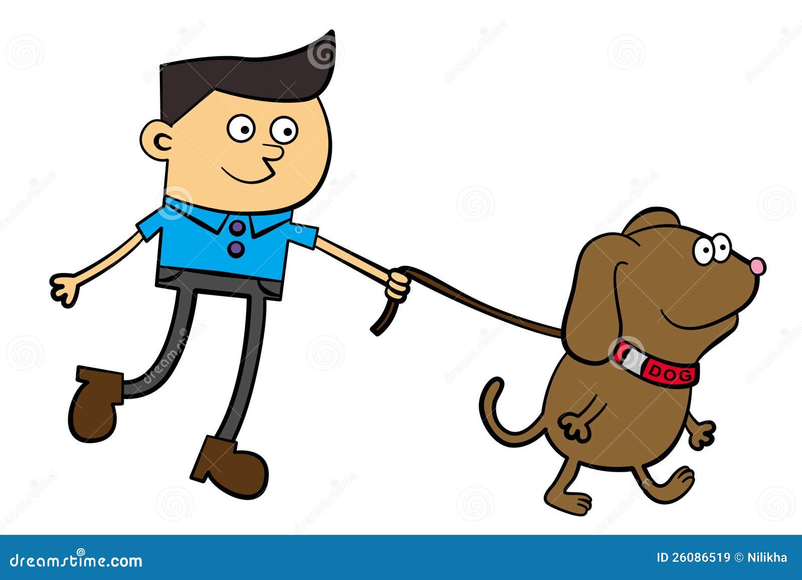 clipart walk the dog - photo #23