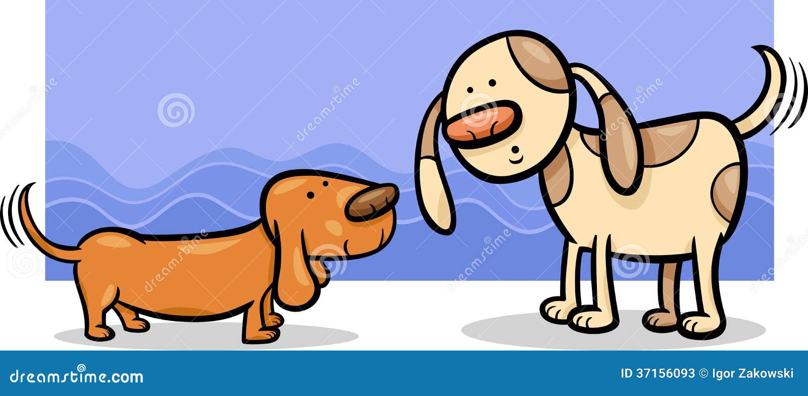 animated clipart dog wagging tail - photo #36