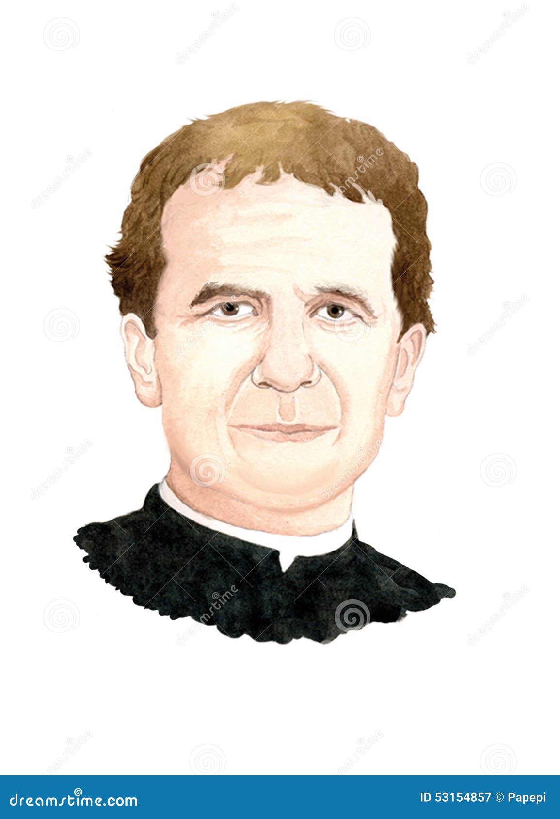 Don Bosco Editorial Photography - don-bosco-watercolor-portrait-53154857