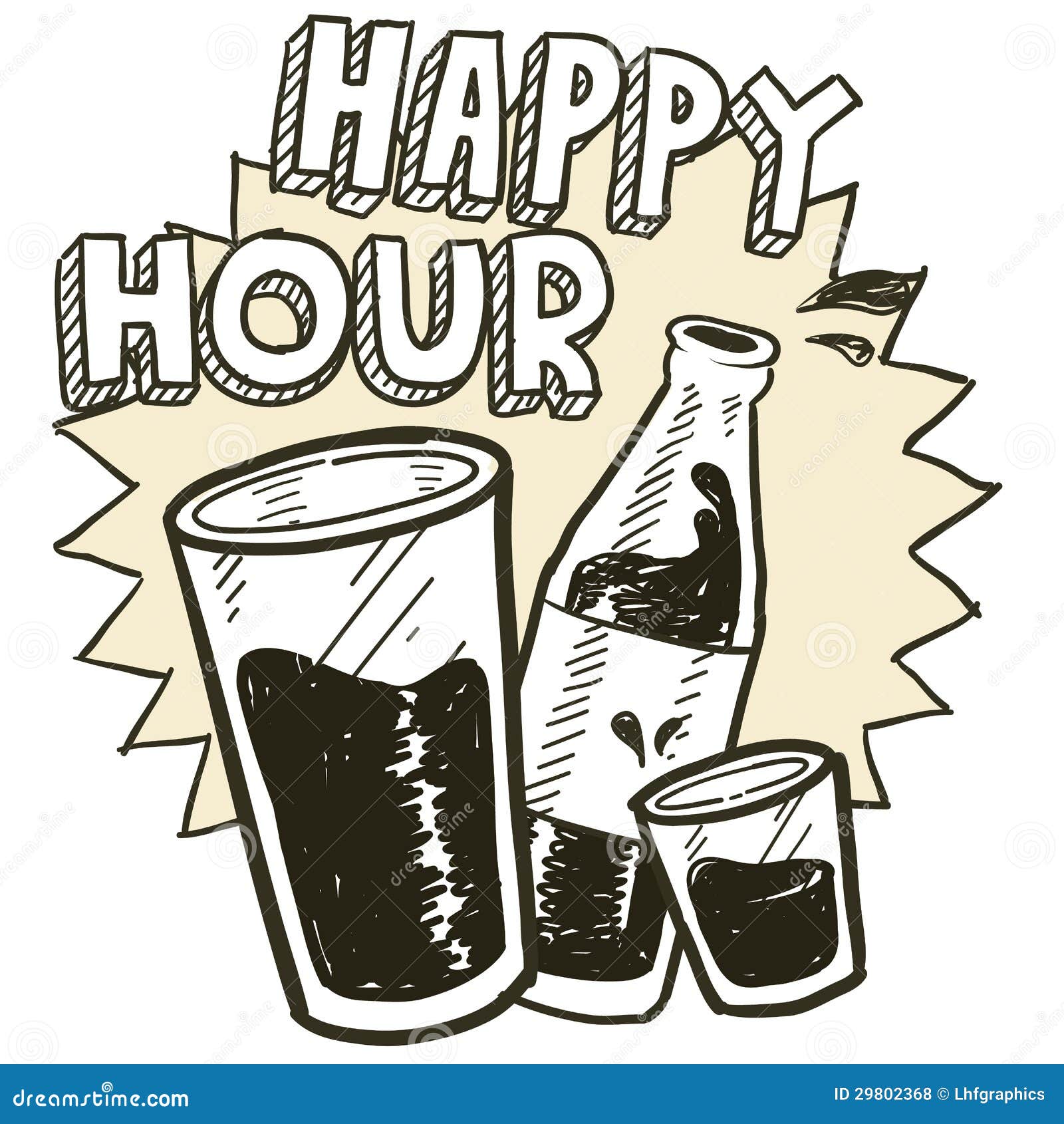 clipart happy hour - photo #19