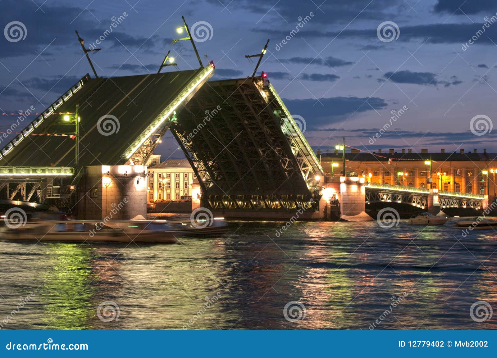 Drawbridge Of Sankt Peterburg Stock Photography Image Drawbridge Of Sankt Peterburg Stock Photography Image