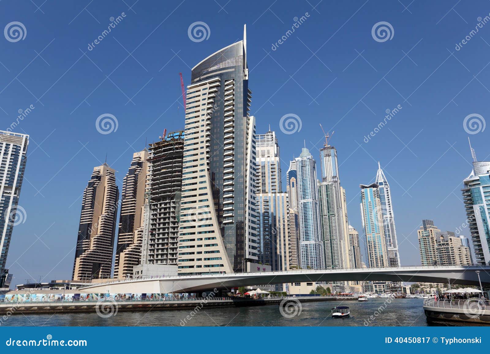 Dubai Marina Editorial Photography - Image: 40450817