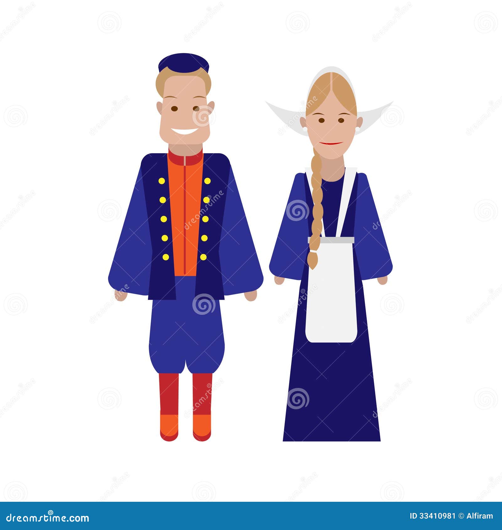 National+Costume+Netherlands Dutch National Costume Stock Image - Image: 33410981