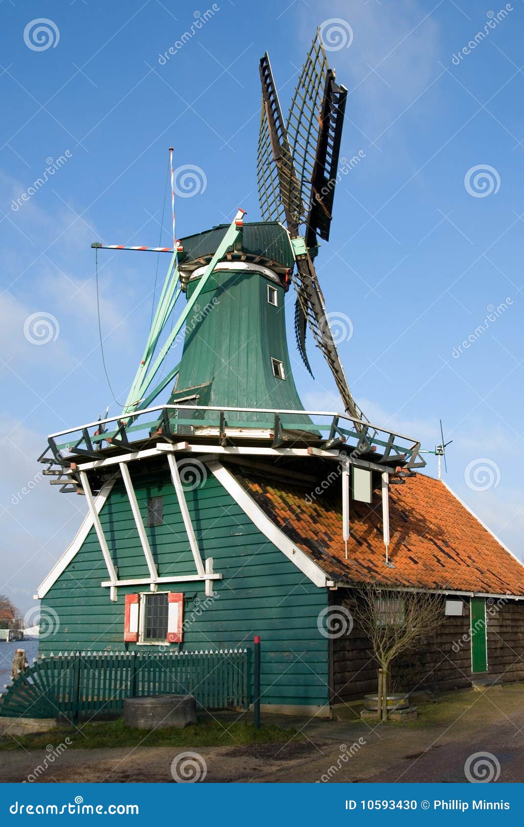Dutch Windmill Stock Photo - Image: 10593430