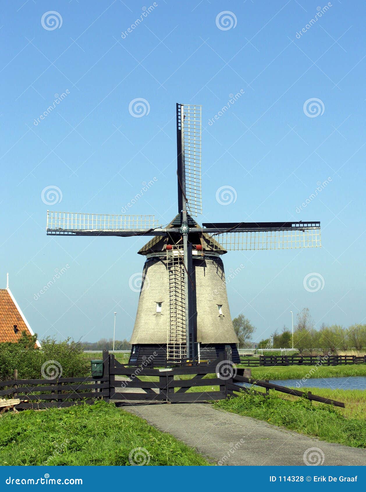 Dutch Windmill 7 Royalty Free Stock Photos - Image: 114328