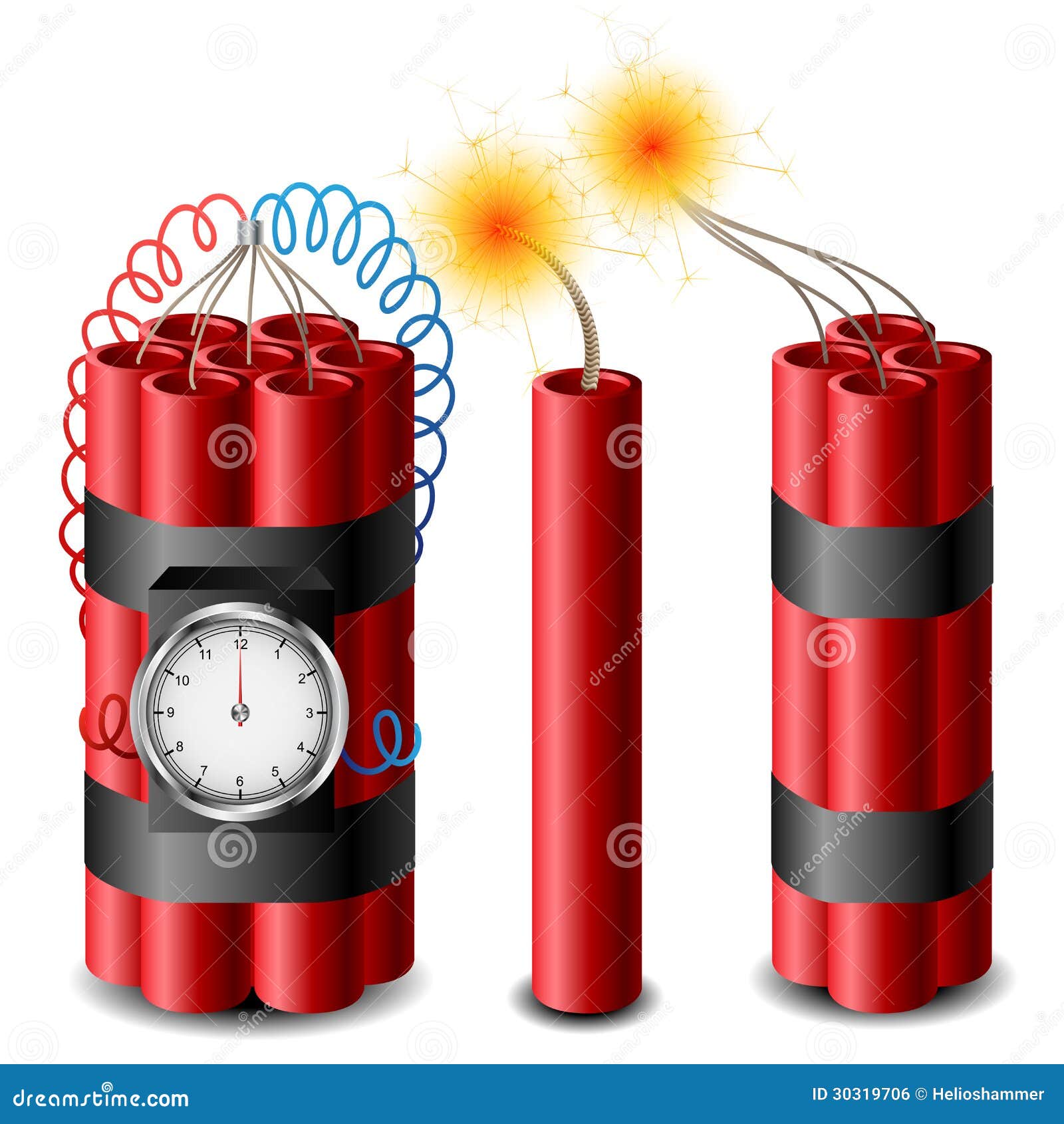 Dynamite Set Royalty Free Stock Image - Image: 30319706