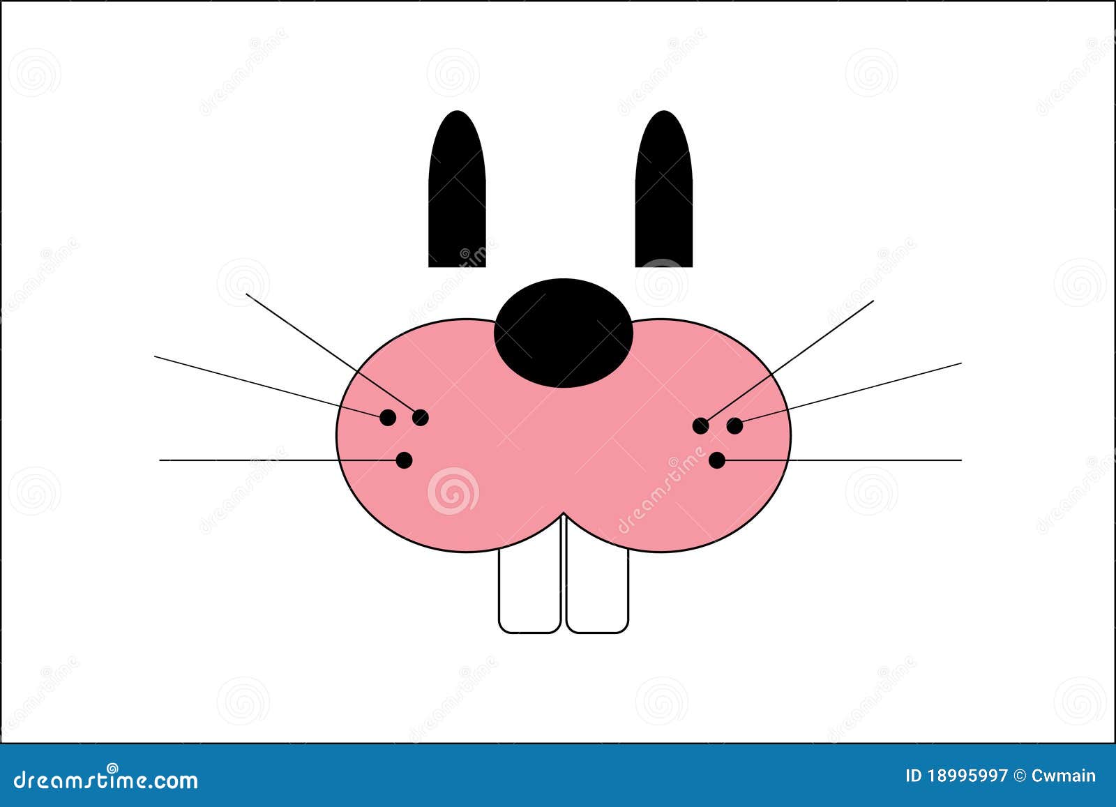 free clipart easter bunny face - photo #28