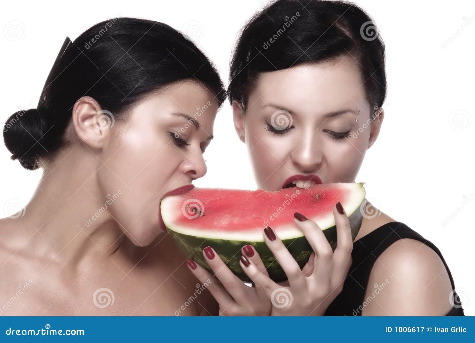 Eating Melon 2 Royalty Free Stock Photography Image 1006617