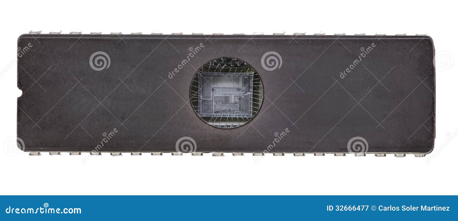 Electronic Integrated Circuit Chip Royalty Free Stock Photos Image