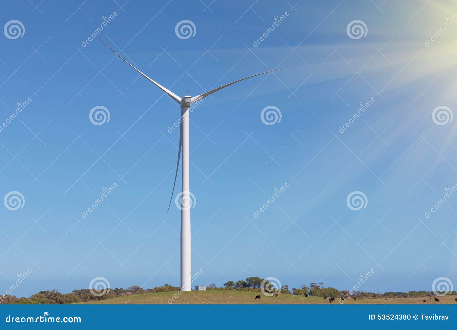 Electric Windmill - Sustainable Energy generation, Victoria, Australia 
