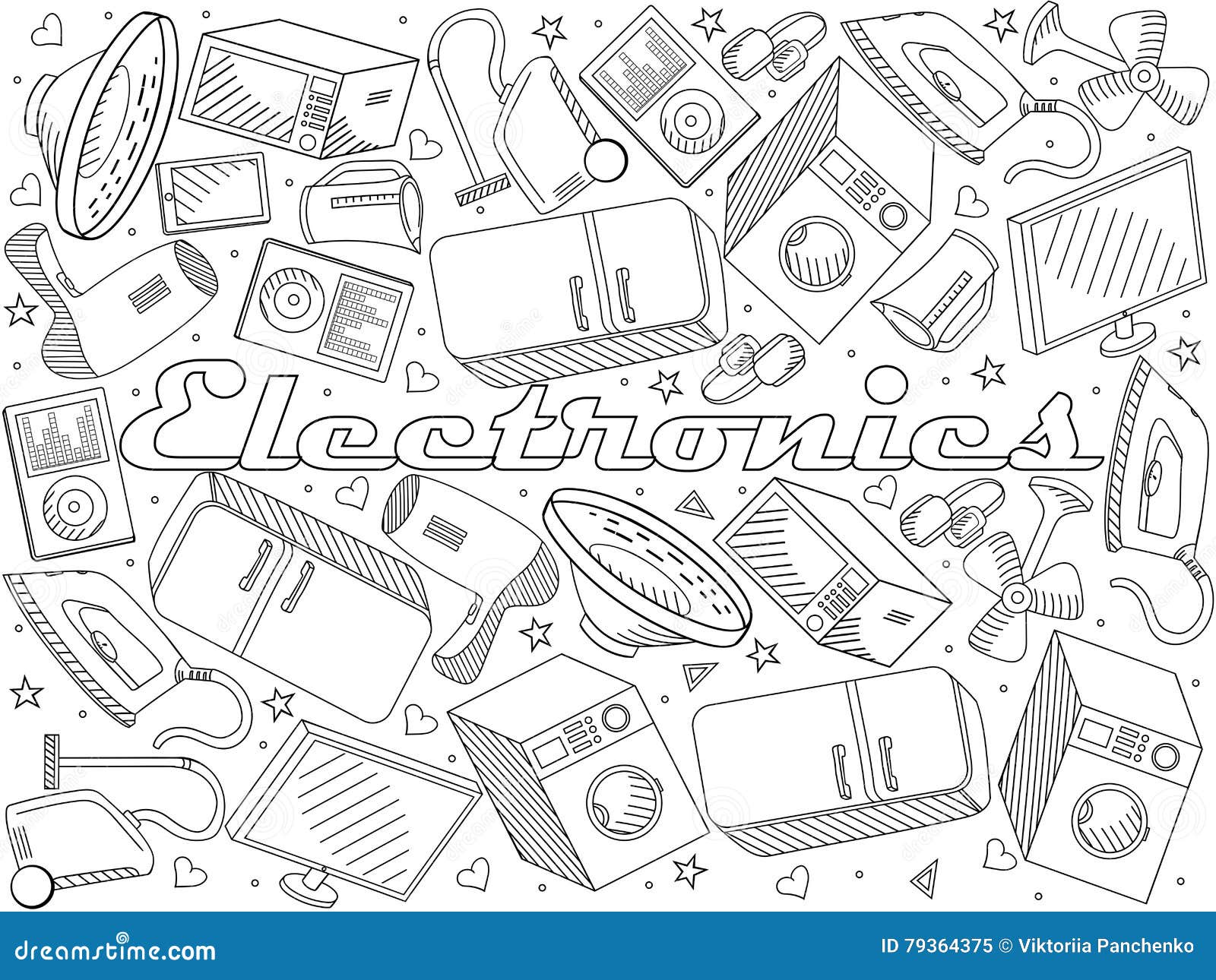 24 Fresh Collection Electronic Coloring Pages Appliances At Home