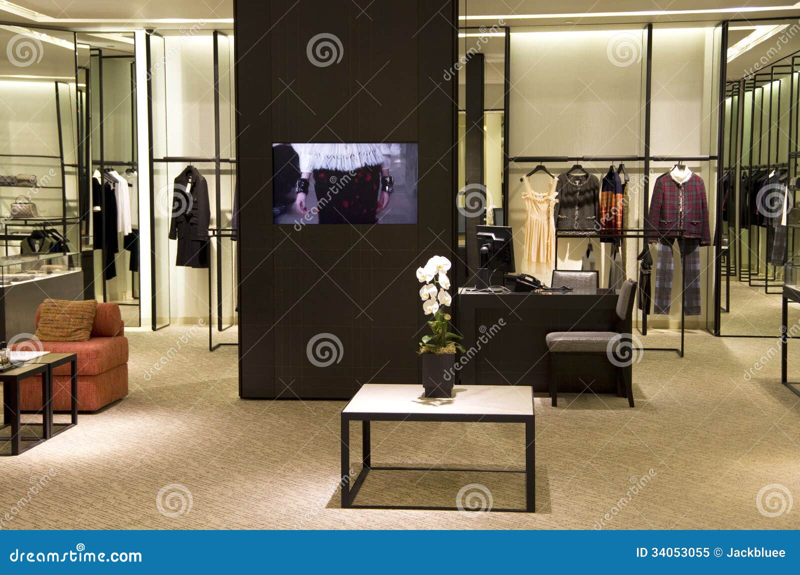 This store has a winter simulator for testing out winter clothing