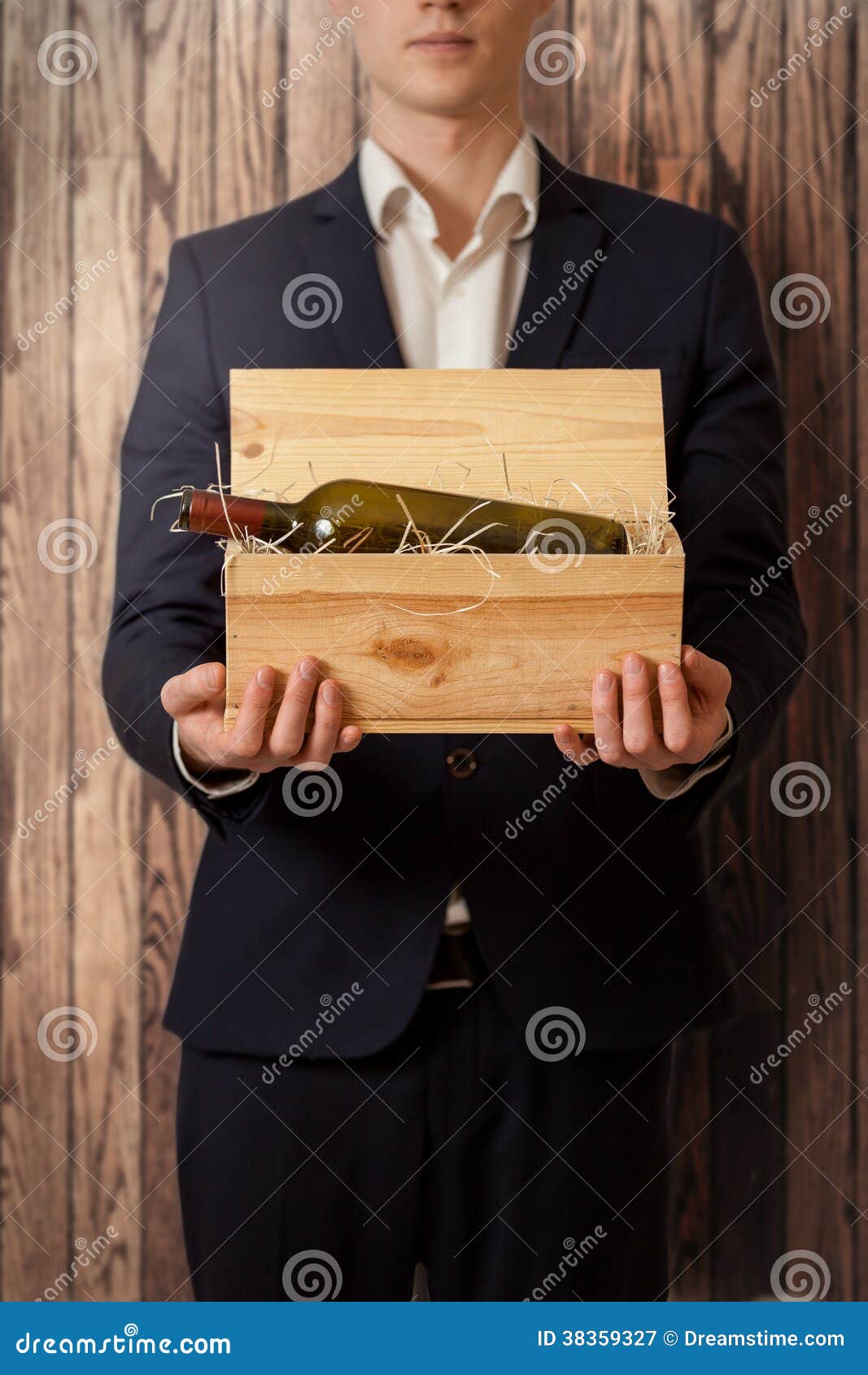 Man Boxes of Wine